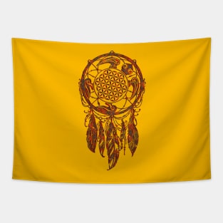Dreamcatcher FLOWER OF LIFE Turtle Tapestry