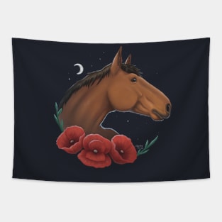 Horse & Poppies Tapestry