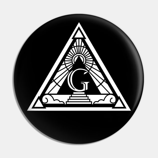 Gozerian Society Dark Colors Pin by TheKLSGhostbusters