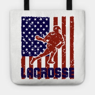 lacrosse,lacrosse usa flag,lacrosse t-shirt,lacrosse gifts Tote