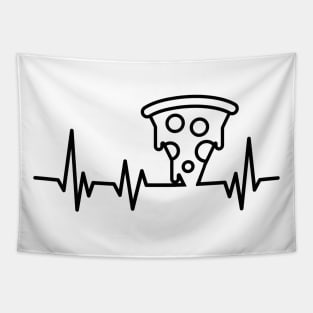 Pizza Lover Pizza Heatbeat Pizza Lifeline Tapestry