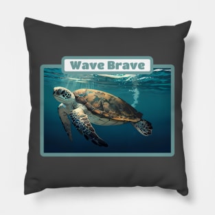 Turtle Wave Pillow