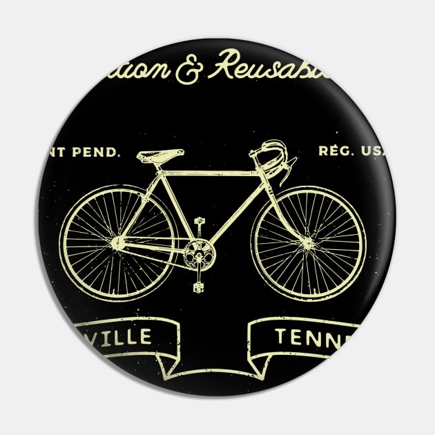 Restauration & Parts Bike Shop Pin by Kingrocker Clothing
