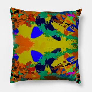 Yellow garden Pillow