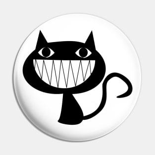 SMILING COOL  CAT Pin