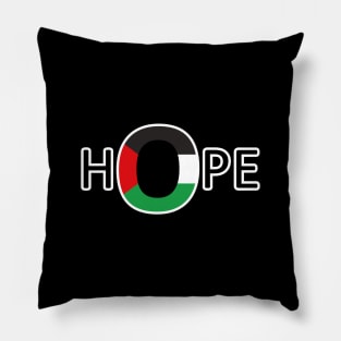 Hope For Freedom Of Palestine - Palestinian Flag For Protest Pillow