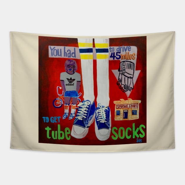 Tubesocks Tapestry by SPINADELIC