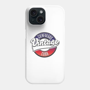 Cienfuegos cuba vintage logo Phone Case