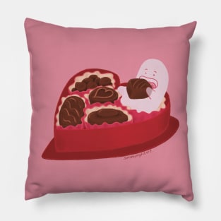 Candy Ghost Valentine Pillow