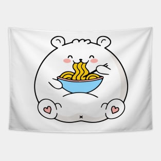 Ramen Bear Me Tapestry