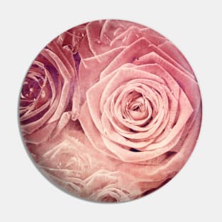 Distressed Roses Pin