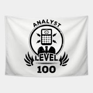 Level 100 Analyst Gift Tapestry