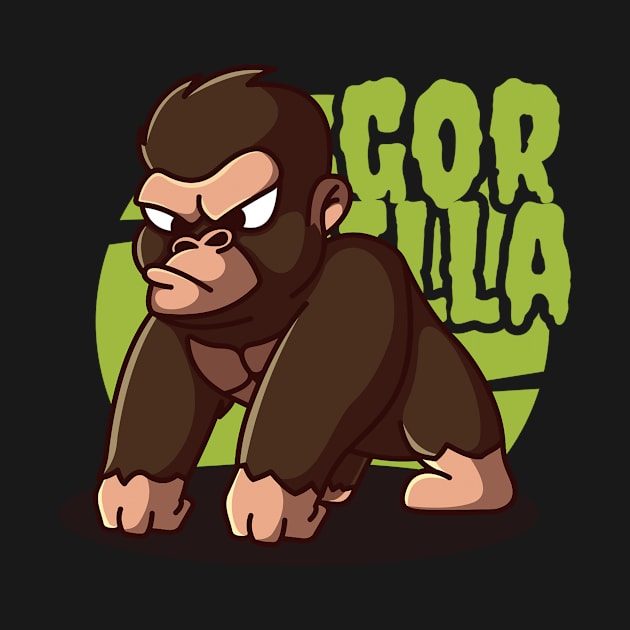 Gorilla by haallArt