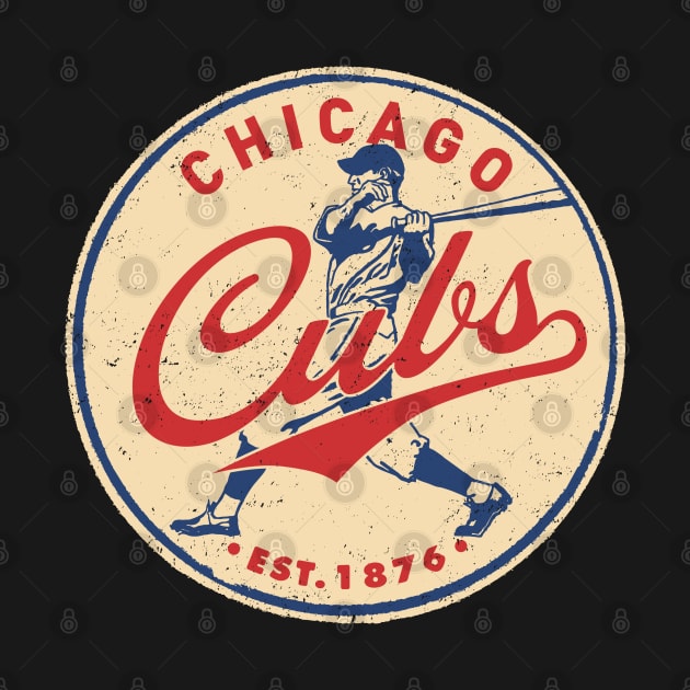 Old Style Chicago Cubs 1 by Buck Tee by Buck Tee