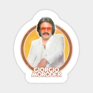 Giorgio Moroder / Retro Style Fan Art Design Magnet