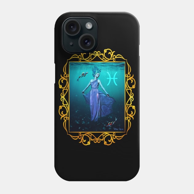 Pisces Phone Case by VictoriaObscure