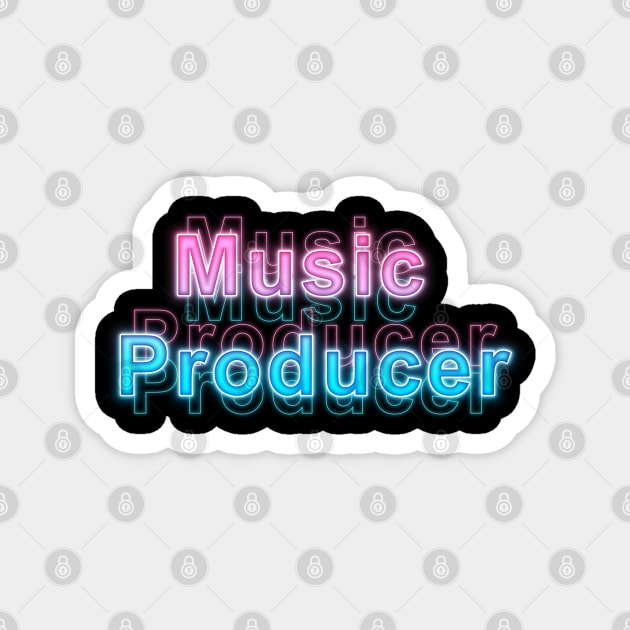 Music Producer Magnet by Sanzida Design