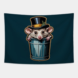 Trash Possum Embroidered Patch Tapestry