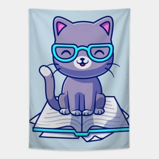 Books are Purrrfect! Tapestry