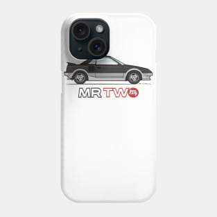 MRTwo-Black and Silver Phone Case