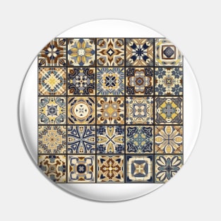 Mosaic tile tribal pattern Pin