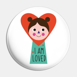 I am loved positive affirmative words kids childish children inspiration Pin