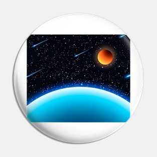 Space Travel Pin