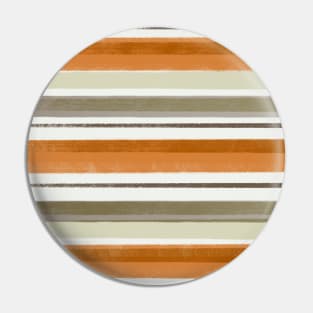 Stripe pattern orange gray cream//hand painted beach vibe Pin