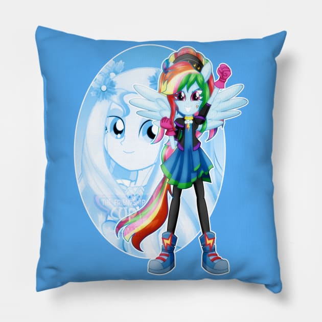 Aphrodite's warrior_Rainbow Dash Pillow by jotakaanimation