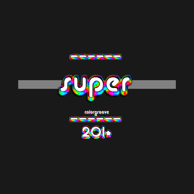 Super 2010 ColorGroove Retro-Rainbow-Tube nostalgia (tf) by Blackout Design