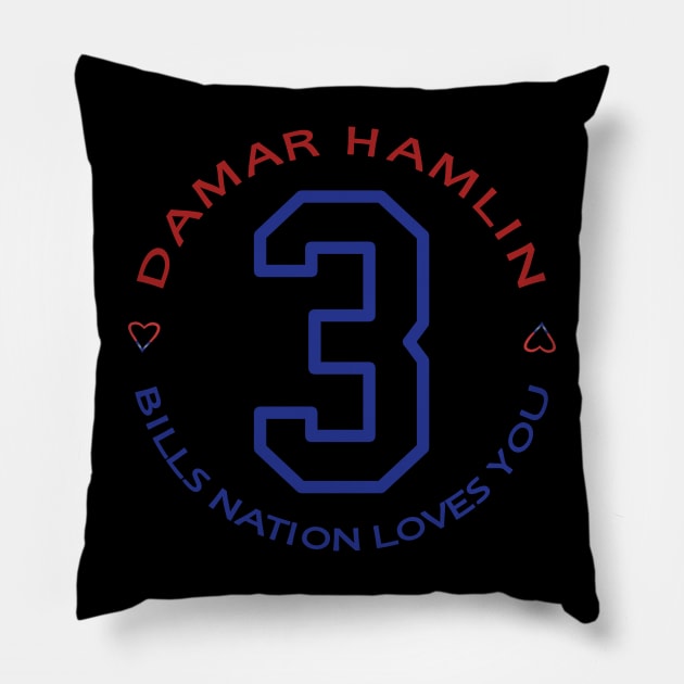 damar loves you Pillow by Man Gun podcast