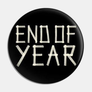 End Of Year Pin