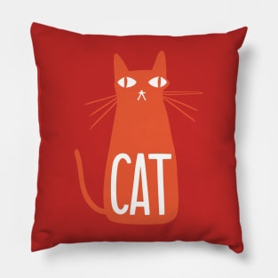 Cool Orangeade Hepcat Pillow