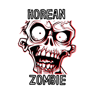 Korean Zombie Limited Illustration Edition Halloween Gift Theme Evergreen T-Shirt