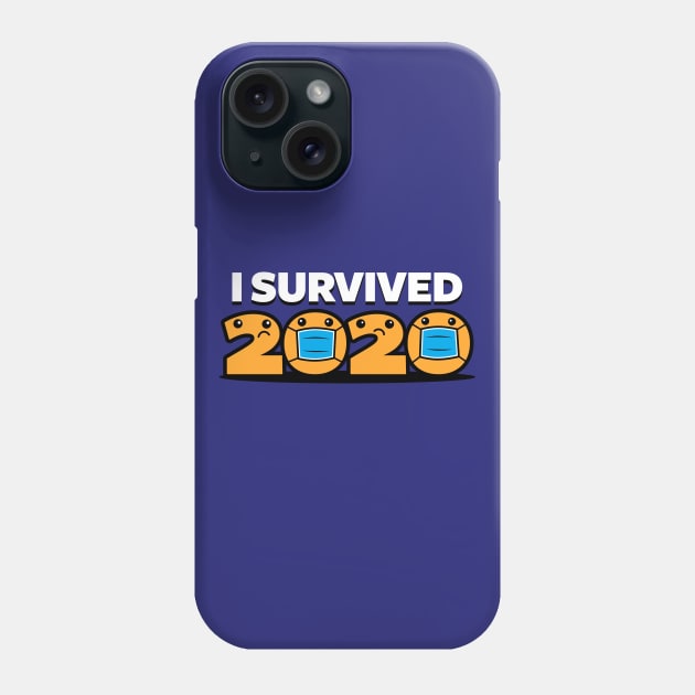 Funny Pandemic 2020 I Survived Kawaii Slogan Funny Meme Phone Case by BoggsNicolas