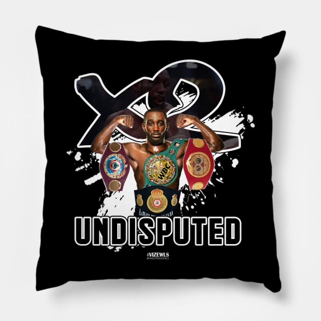 First 2X Undisputed Boxing Champion Pillow by Vizewls