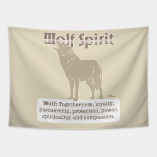 Spirit Animal-Wolf Tapestry