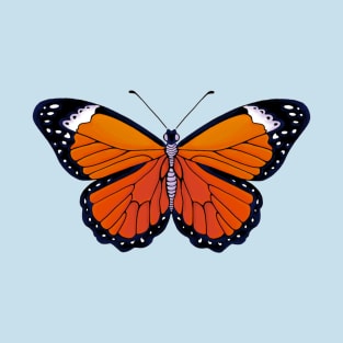 Orange Butterfly T-Shirt