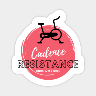Cadence Resistance Riding my Ride Peloton Magnet