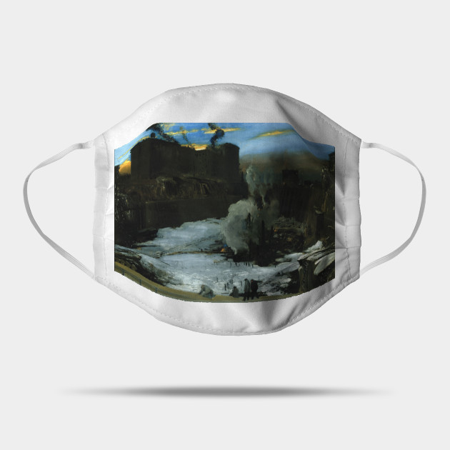 George Wesley Bellows Pennsylvania Station Excavation George Bellows Mask Teepublic