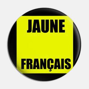 Yellow vest Pin