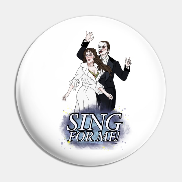 Sing For Me Pin by Vallieboy_art