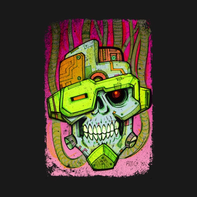 D3ATH SKULL CYBER BOT by RynoArts