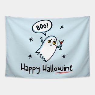 Happy Hallowine - Ghost Tapestry