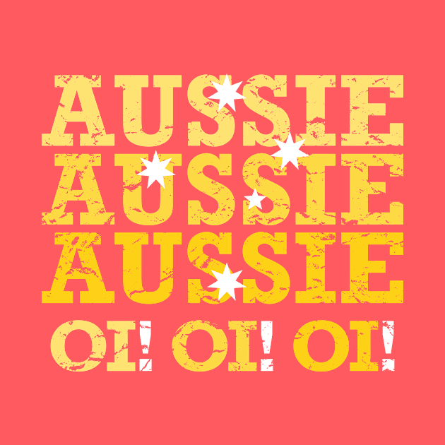 Aussie Aussie Aussie Oi Oi Oi (Gold) by idlei