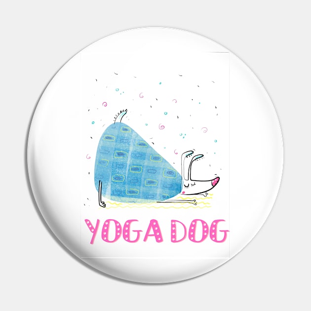 Yoga Dog Pin by Red Yoga