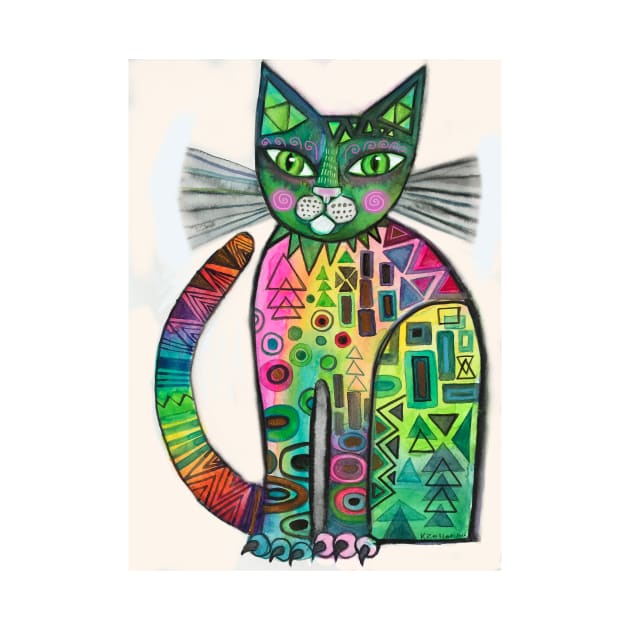 Klimt Cat by karincharlotte