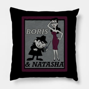 Retro Cartoon Villain Couple Pillow