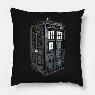 Baker St. TARDIS Pillow