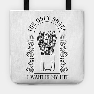 Snake Plant Arch Design Tote